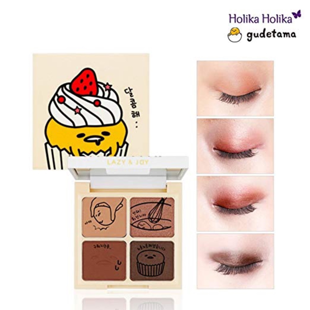Gudetama Eyeshadow Quad in Red Velvet